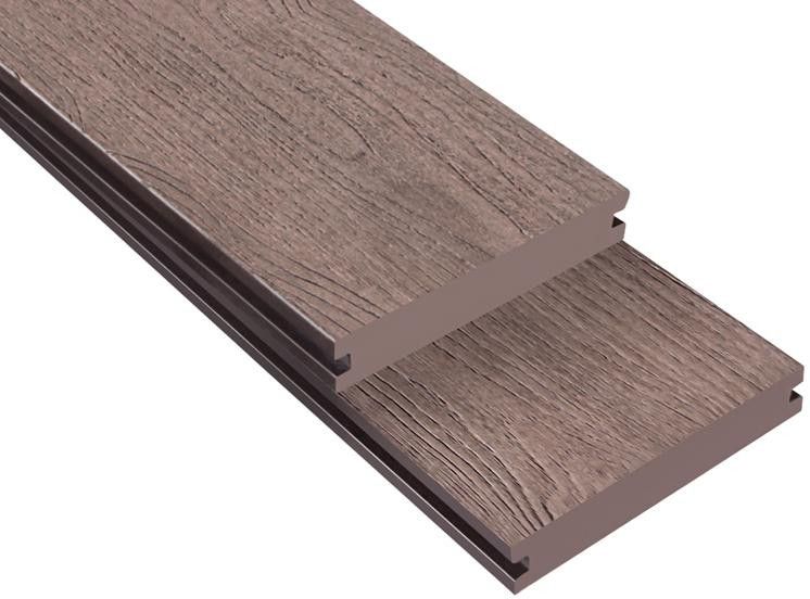 Террасная доска ДПК Outdoor 3D полнотелая NEVADA/CALIFORNIA BROWN коричневый микс. купить в Новосибирске