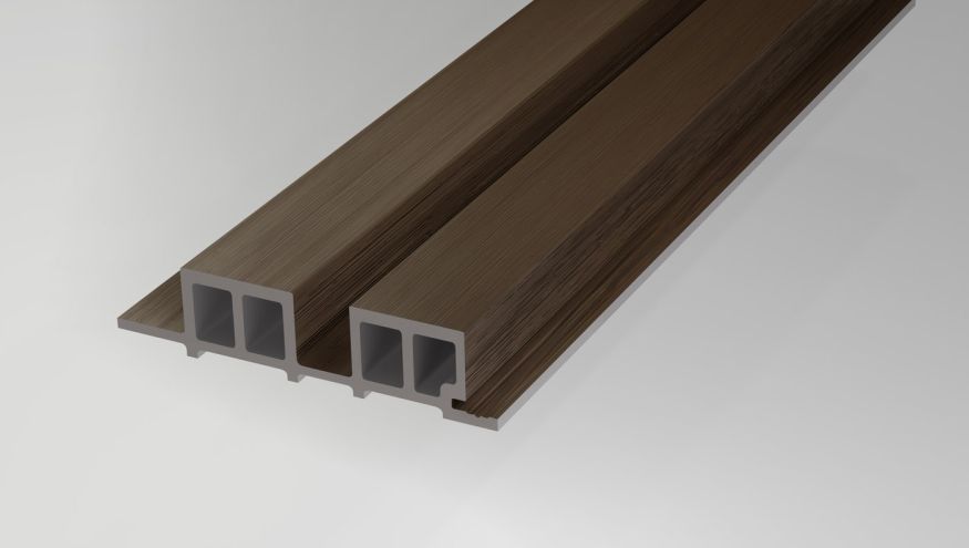 Реечная панель Woodwex, Lines, Milk Chocolate купить в Новосибирске