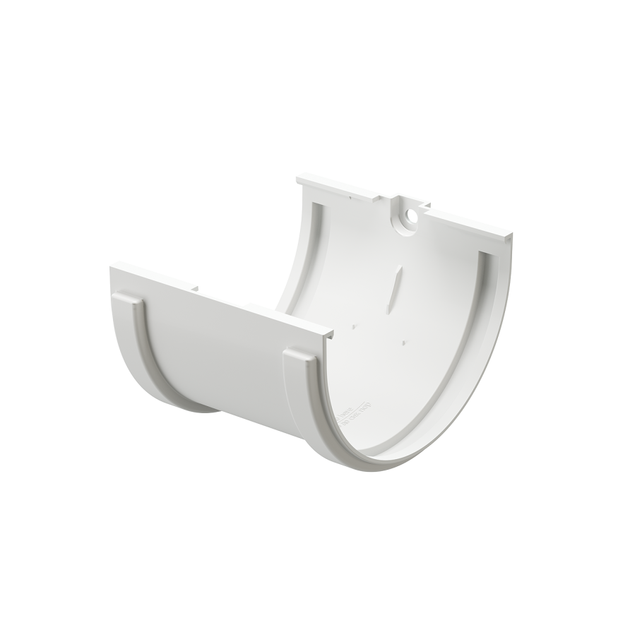 Соединитель для желобов Docke Standard, белый цвет. купить в Новосибирске