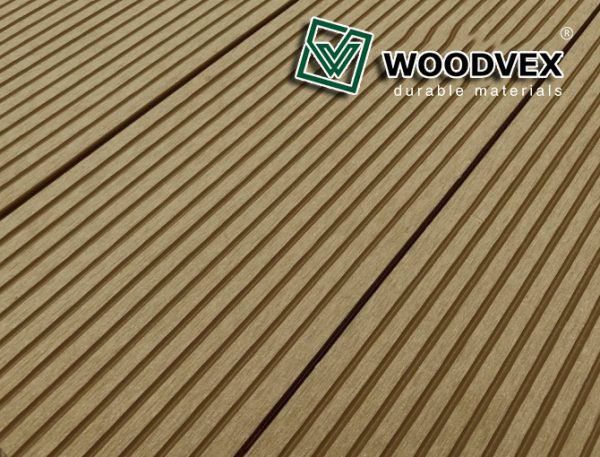 Террасная доска WOODVEX Select из ДПК цвета Кофе купить в Новосибирске