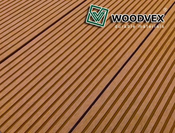 Террасная доска WOODVEX Select из ДПК в цвете Терракота купить в Новосибирске