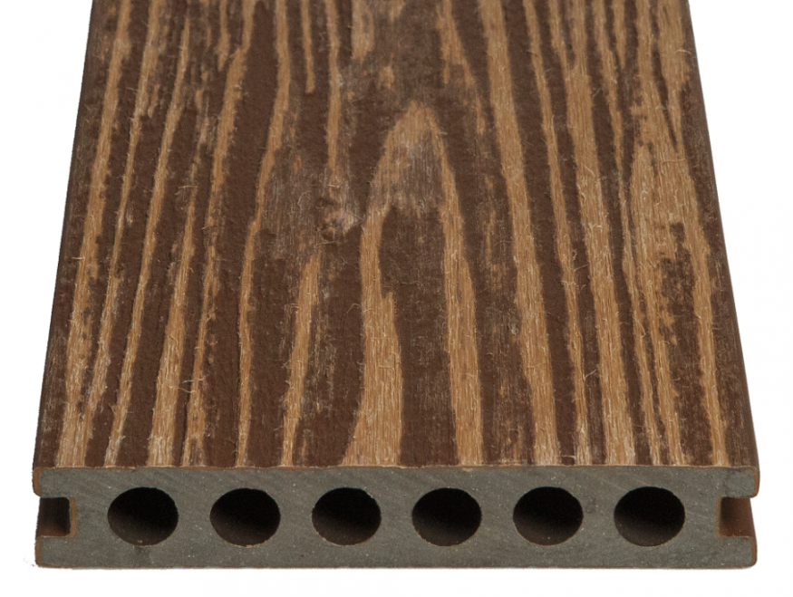 Террасная доска из ДПК CM Decking Zebrano, Коричневый (под заказ) купить в Новосибирске