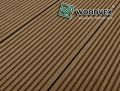 Террасная доска WOODVEX Select из ДПК темно-коричневого цвета купить в Новосибирске