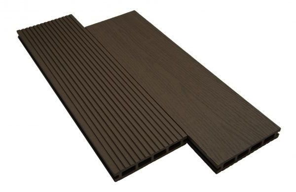 Террасная доска из ДПК WOODVEX Select в цвете Венге купить в Новосибирске